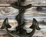 Iron Anchor Wall Mounted Hooks for Coats Hats Towels etc. - $9.74