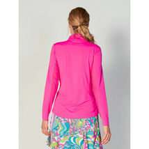NWT Ladies G LIFESTYLE HOT PINK Long Sleeve Full Zip Golf Jacket M L XL image 2