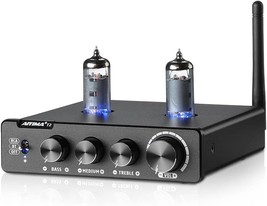 Aiyima T2 6K4 Tube Preamplifier Bluetooth 5.0 With Treble And Bass Contr... - £64.78 GBP