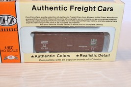 HO Scale Con-Cor, 40&#39; Box Car, Canadian National, Brown, #29038 - 009468 - £23.70 GBP