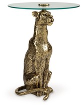 Vallain - Antique Gold Finish - Accent Table - $3,166.47 MXN
