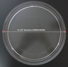 11 1/4&quot; Fits Multiple Microwave Ovens Glass Turntable Plate / Tray Gentl... - €42,25 EUR