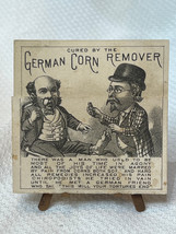 Genuine German Corn Remover Fold Open Antique 1800s Victorian Trade Card - £31.61 GBP