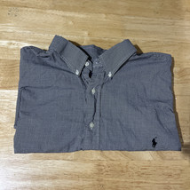 Ralph Lauren Mens 3XB Stretch Long Sleeve Button Down  Blue/White Check EUC - $21.87