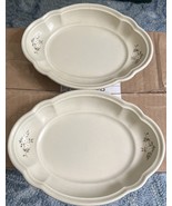 Pfaltzgraff  Heirloom Gray/White Floral 8” L x 6.25” W Oval Serving Dish... - €17,10 EUR