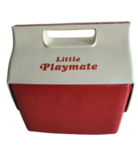 Vintage Igloo Little Playmate Made in USA Red White Six Pack Cooler Ice ... - £19.02 GBP
