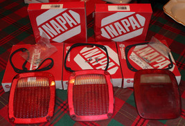 Mixed Lot NAPA BALKAMP Red Tail Lamp Lens Nos. 680-1163 &amp; 680-1164 - £9.39 GBP