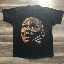 Michael Jordan 1991 Big Face Anvil Mens XL T Shirt Gardner Graphic Singl... - $110.00