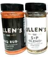 Killen&#39;s BBQ Rub and S+P Seasoning Texas - 2 Pack SET 23.25 oz - £28.41 GBP