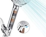 Cobbe Filtered Shower Head with Handheld, High Pressure 6 Spray Mode Sho... - £31.27 GBP