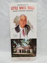 Roosevelt&#39;s Little White House Warm Springs Georgia Brochure Pamphlet - $202.98 MXN