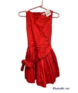 J. Crew Crewcuts Girls 3Toddler Sleeveless Back Zip Tie Holiday Red Part... - $170.87 MXN