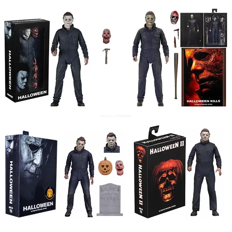 Neca Michael Myers Jason Freddie Figure Halloween Ultimatetoy With Led Doll - £35.07 GBP+