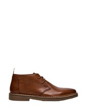 Men's Steve Madden Chuka Comfort Boot Soft Leather Lace up Harros Tan image 2