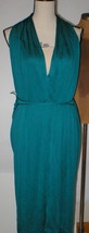 New Womens 8 NWT Designer Doo.Ri Dark Teal Aqua Blue Dress T Back Belt Sleeveles - $425.70