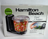 Hamilton Beach 3 Cup Food Chopper, Black Easy One Touch Pulse - New 72901 - $19.75