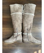 FRYE Tamara shearling over the knee Suede boot women size 8.5 - £293.49 GBP