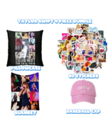 Taylor Swift 4 Piece Bundle Eras Repution Blanket Hat Pillowcase Sticker... - $71.82 CAD