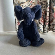 Jellycat Bashful Elephant Stuffed Animal Blue Medium - £15.45 GBP