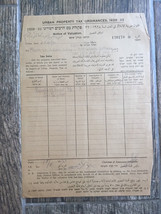 Raro documento palestinese Urban Property Tax Ordinance, 1934 - $10.14