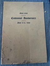 1926 First Baptist Church Framingham MA Centennial Anniversary program - £29.69 GBP