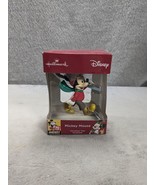 Disney Mickey Mouse Going Skiing Winter Holiday Christmas Ornament in Box - $13.58