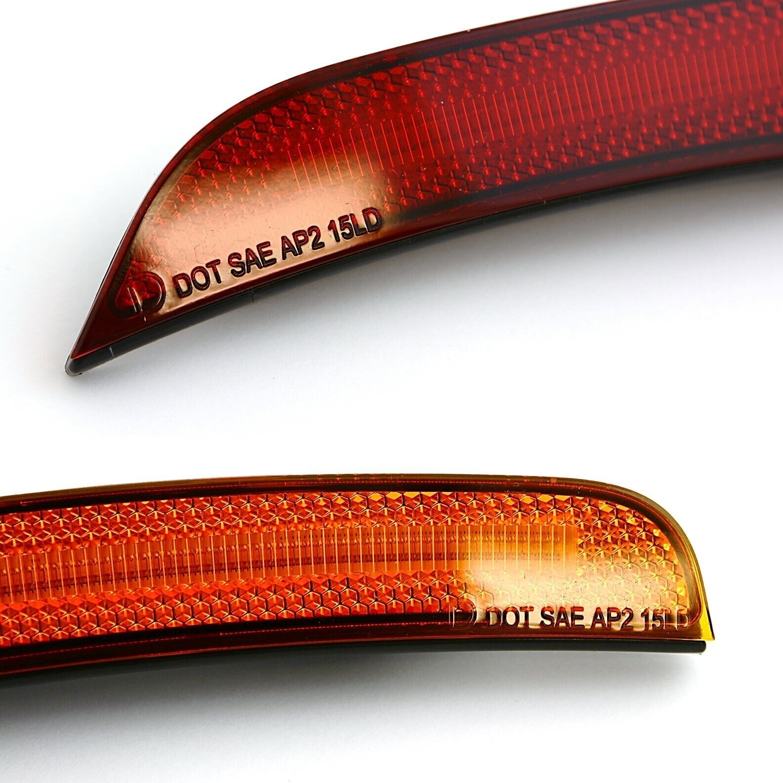 Keypart 73-80 Chevy GMC Truck Amber Marker Light Lenses – LH & RH Pair, Deluxe Trim