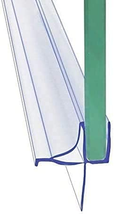 Frameless Shower Door Bottom Seal Shower Sweep with Drip Rail for 3/8" G... - $46.52