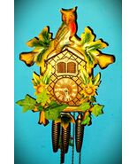 Super Rare Hubert Herr Owl Musical 1 Day Cuckoo Clock w/Silencer - $296.01