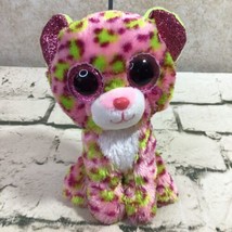 Ty Boo Lainey the Pink Leopard Plush Stuffed Animal  - £7.87 GBP