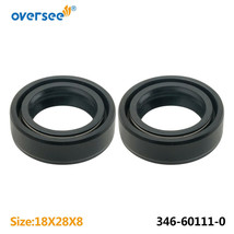 2 Pcs 346-60111 Oil Seal For Mercury Marine Tohatsu Outboard 25 30HP 26-161301 - £8.68 GBP