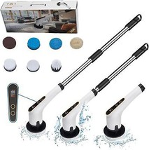 Electric Bathroom Scrubber with Long Handle 2024 New Cordless Cleaning B... - $44.09