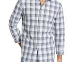 Tasso Elba Men&#39;s Stretch Plaid Boucle Shirt Blue Combo-Size Small - $19.97