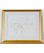 Original Untitled Felt Pen Sketch by Christian Jequel Framed Gorgeous - £925.78 GBP