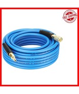 Durable 1/4&quot; x 50 ft Hybrid Air Hose with Bend Restrictors - Kink Resist... - $41.57