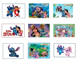 9 Lilo and Stitch Stickers, Birthday Party Favors, Labels, Decals, Rewards - $11.99