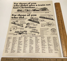 Vintage Print Ad Bachmann Train Sets Locomotive Station Ephemera 1970s 1... - $12.73