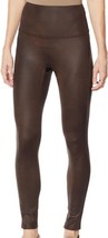 DG2 Diane Gilman Espresso Slim &amp; Sleek Coated Leggings Size Large Tall - £35.83 GBP