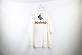 NOS Vtg 90s Streetwear Mens 4XL Spell Out Big Daddy Gear Double Sided T-Shirt - £47.43 GBP