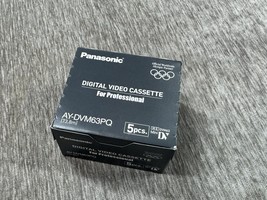 (5) Panasonic – Mini Digital Video Cassettes MiniDV -  AY-DVM63PQ - NEW ... - $463.13 MXN