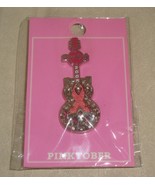 Hard Rock Cafe 2008 Breast Cancer Awareness PINKTOBER Guitar Pin NEW - $225.99 MXN