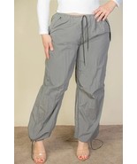Women&#39;s Plus Size Drawstring Waist Parachute Pants - $491.33 MXN