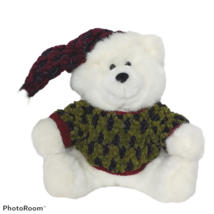 Dan Dee Collectors Choice Christmas Teddy Bear Plush Stuffed Animal 8&quot; - £18.73 GBP