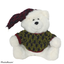 Dan Dee Collectors Choice Christmas Teddy Bear Plush Stuffed Animal 8&quot; - £17.85 GBP