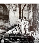 Tribute To Minotaur Theseus 1913 Mythology Plate Print 2 Page History DW... - $39.99