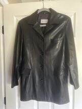Reilly Olmes Black Leather Coat - Classic Style - $84.15