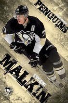 Evgeni Malkiin Poster ~ Focus 22x34 Nhl Pittsburgh Penguins Hockey 13141 League - £6.73 GBP