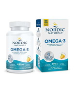 Nordic Naturals Omega-3 Fish Oil Softgels, 690 mg, Lemon Flavor, Heart &amp;... - $22.76