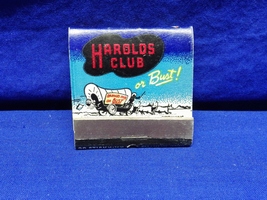 Vintage &quot;Harolds Club Or Bust&quot; Matchbook Reno Nevada - $4.50