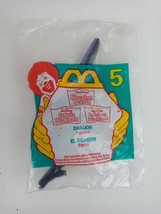 New 1996 McDonalds Happy Meal Toy #5 Disney Sleeping Beauty Dragon Figurine.  - £4.54 GBP
